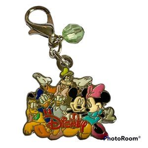 Vintage Disney Fabulous Fab 5 Charm Mickey Minnie Goofy Pluto Donald Daisy Duck